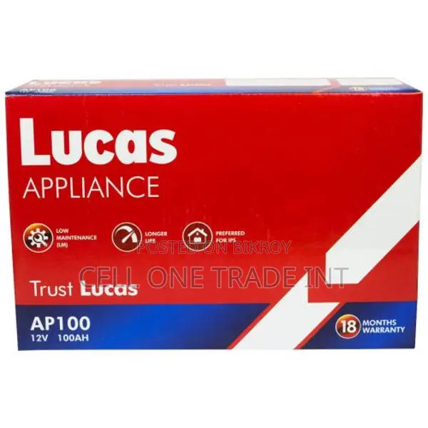 Lucas Appliance AP100 12V 100Ah Battery