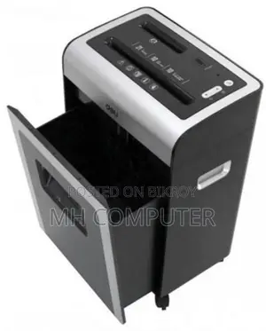 Deli 9915 10-Sheet Capacity 2m/min Cross Cut Paper Shredder
