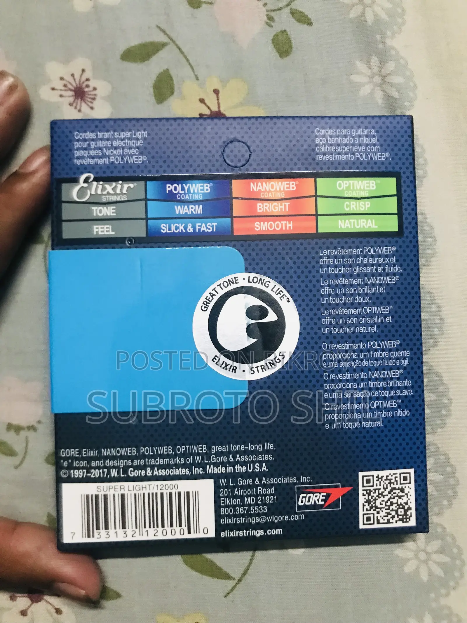 Original Elixir Polyweb Electric Guitar Strings by Tuning Trends