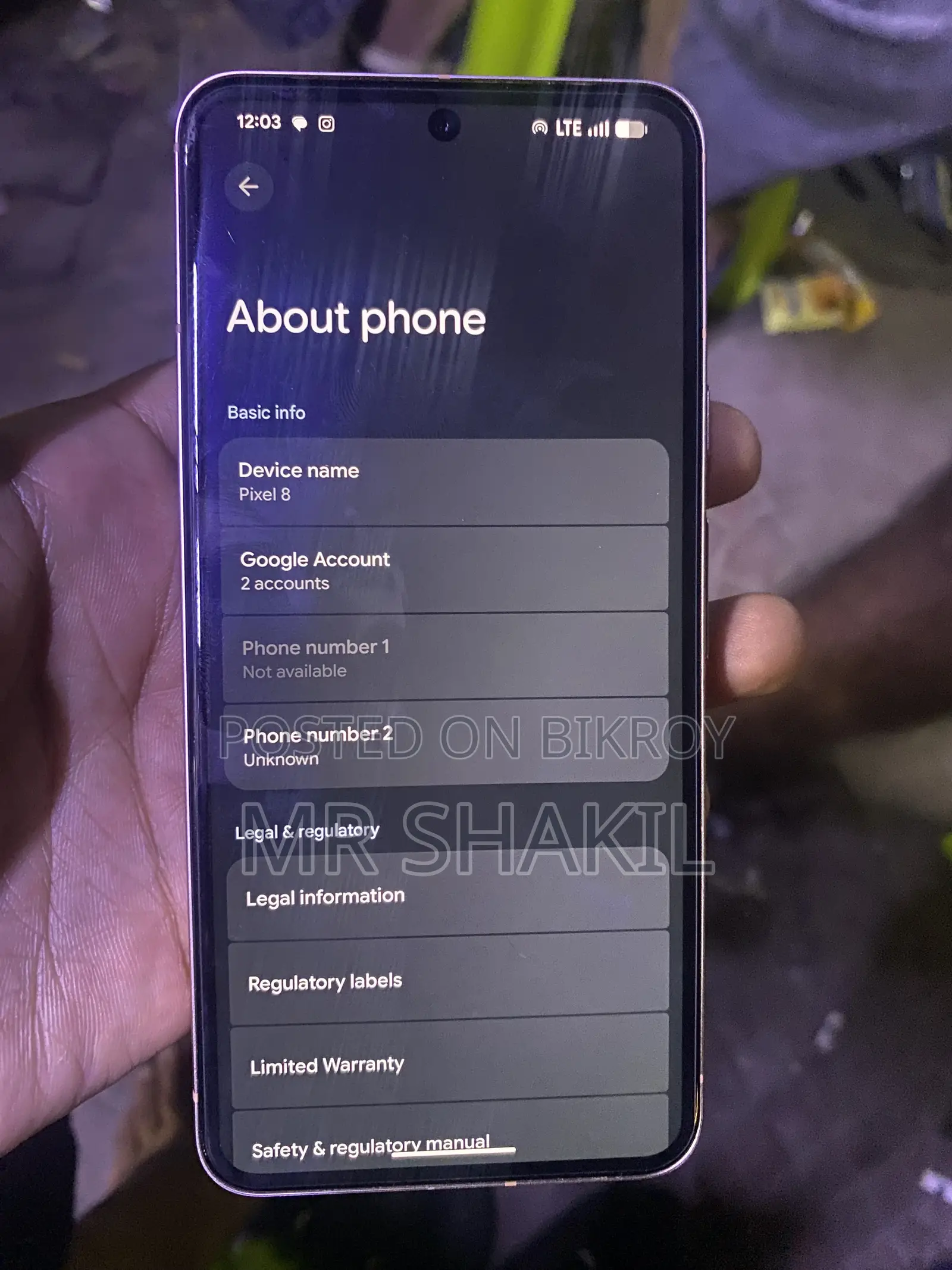 Google Pixel 8 128 GB White
