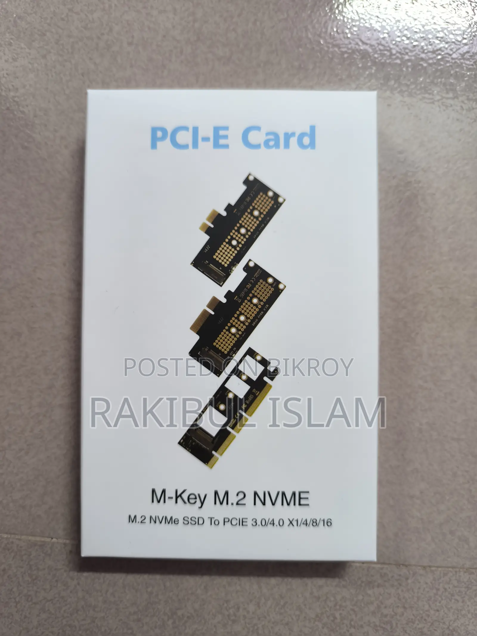 PCIE X1 to NVME Adapter PCI Express 3.0/4.0