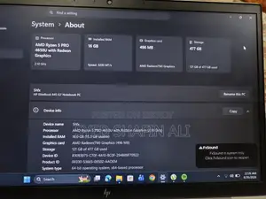 Laptop HP EliteBook 845 G7 16GB AMD Ryzen 5 SSD 512GB