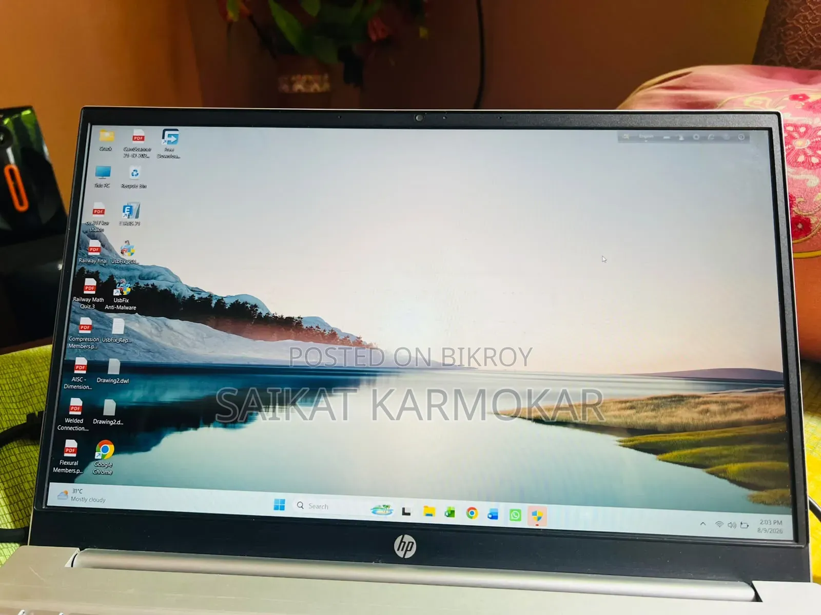 Laptop HP Pavilion 15 8GB Intel Core i5 SSD 512GB