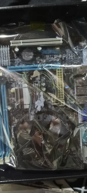 G41 Motherboard + Dual Core Prosesor + Cpu Fan