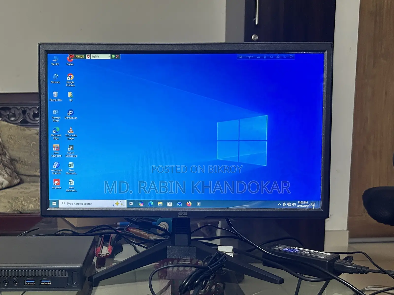 Desktop Computer HP ProDesk 600 8GB Intel Core i5 SSD 128GB