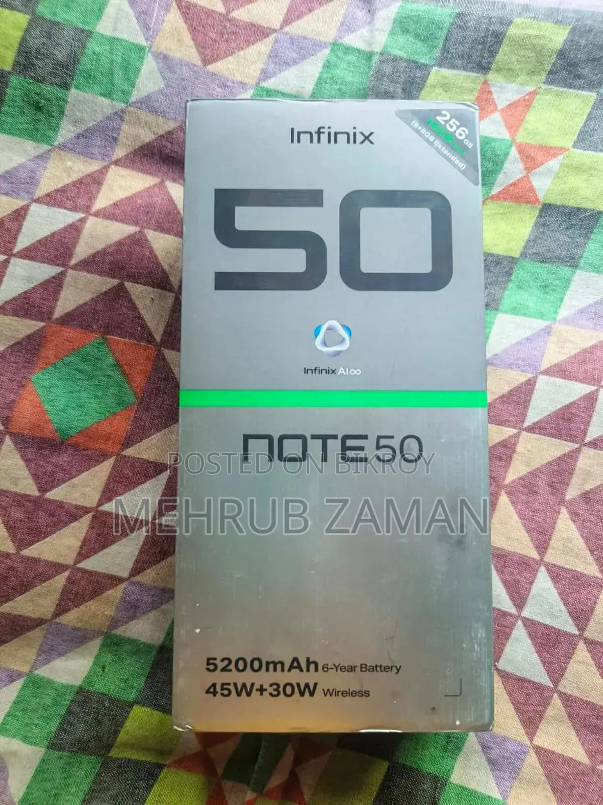 Infinix Note 50 4G 256 GB Blue