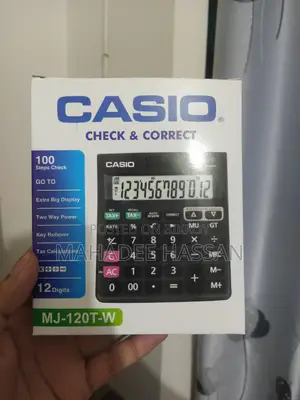 Casio Calculator Mj-120t-W