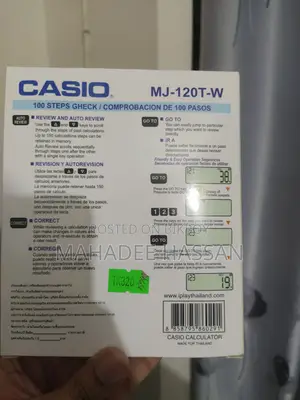 Casio Calculator Mj-120t-W