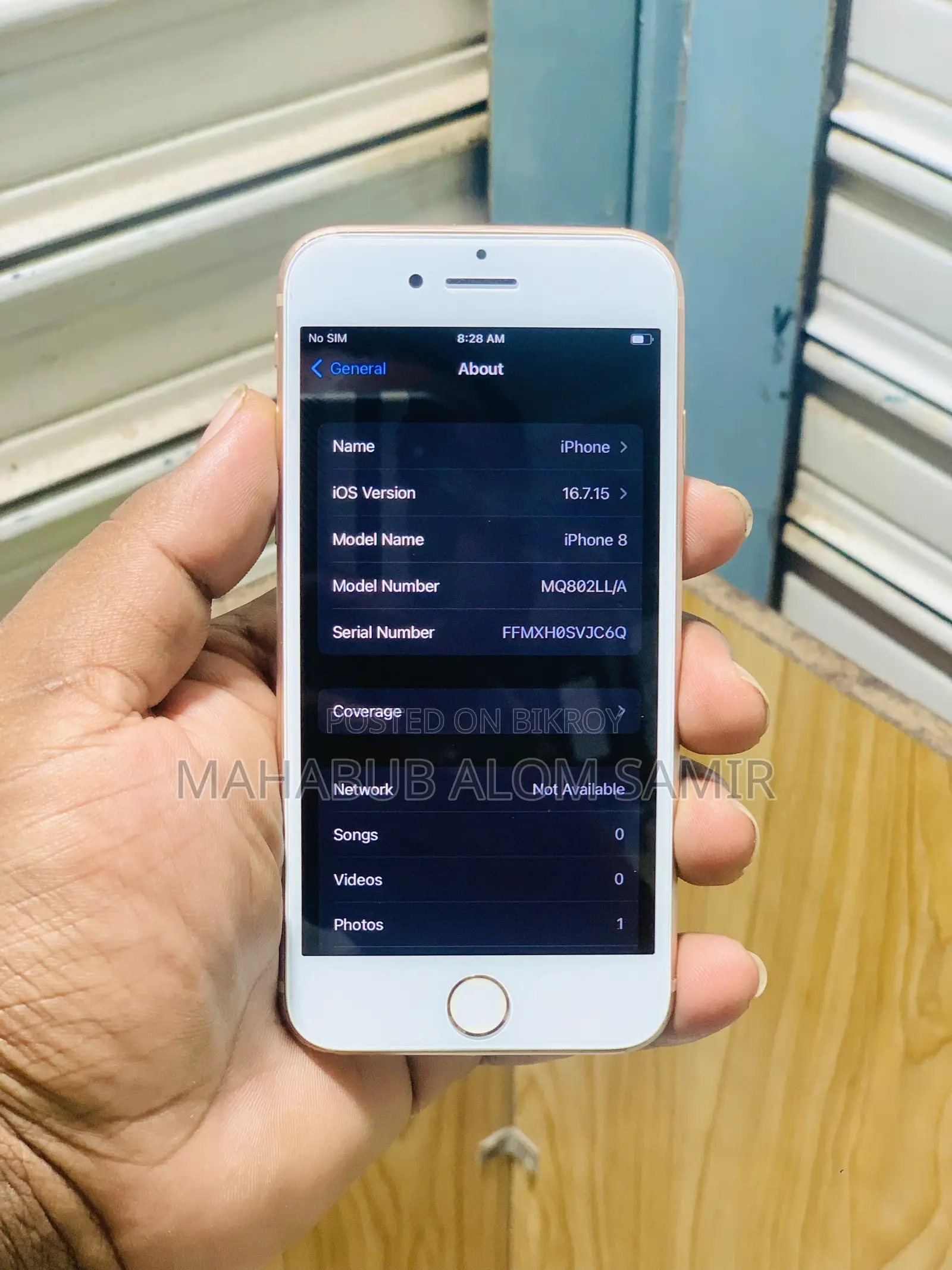 Apple iPhone 8 256 GB Rose Gold