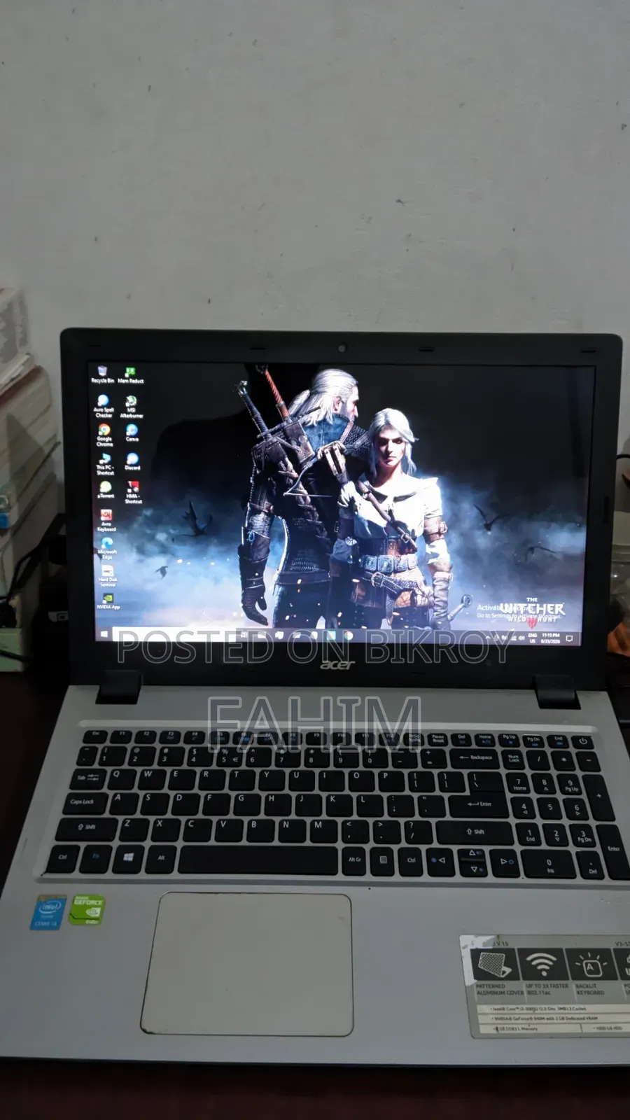 Laptop Acer Aspire 5740G 8GB Intel Core i3 HDD+SSD 500GB