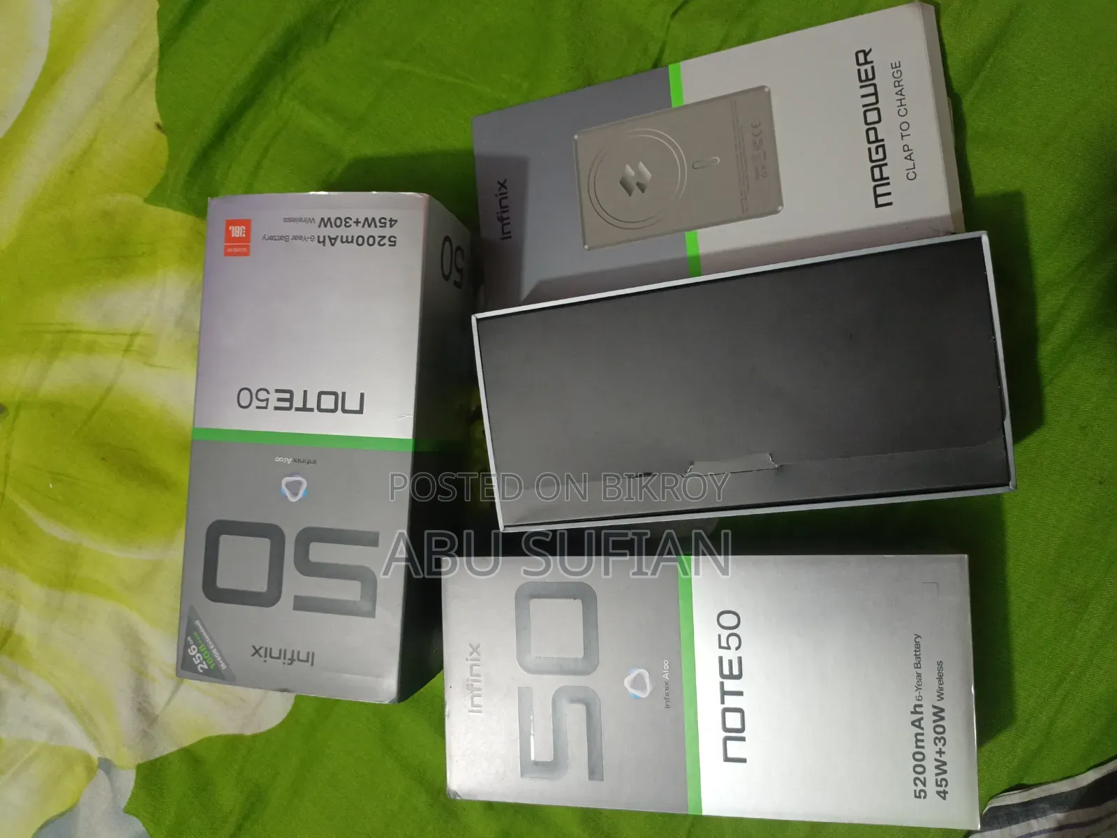 Infinix Note 50 4G 256 GB Black