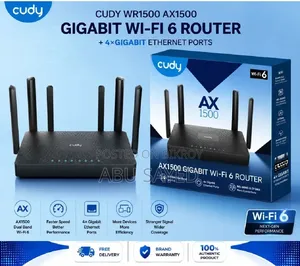 📡 Cudy WR1500 AX1500 Wi-Fi 6 Gigabit Router
