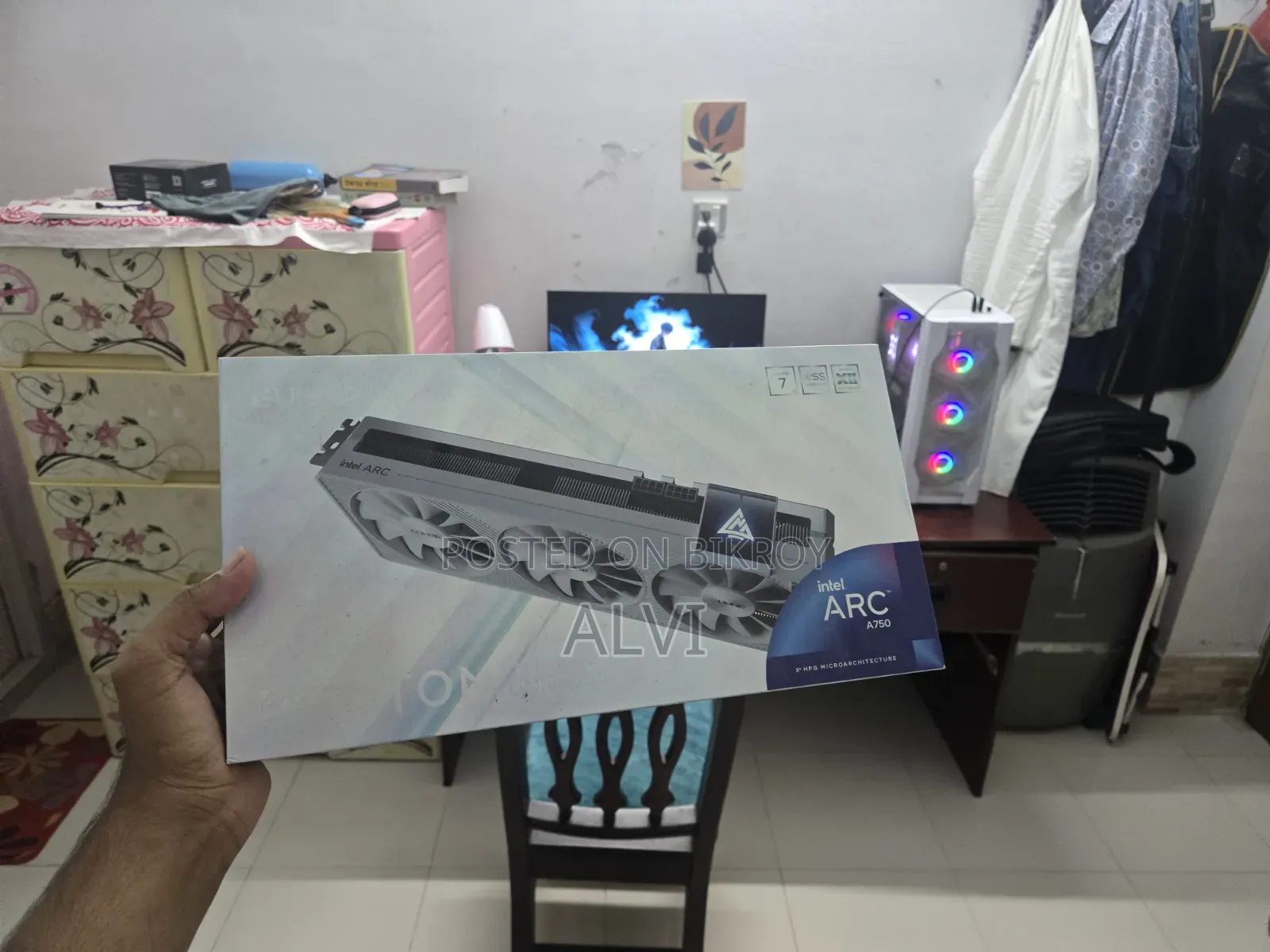Intel Arc A750 8gb White