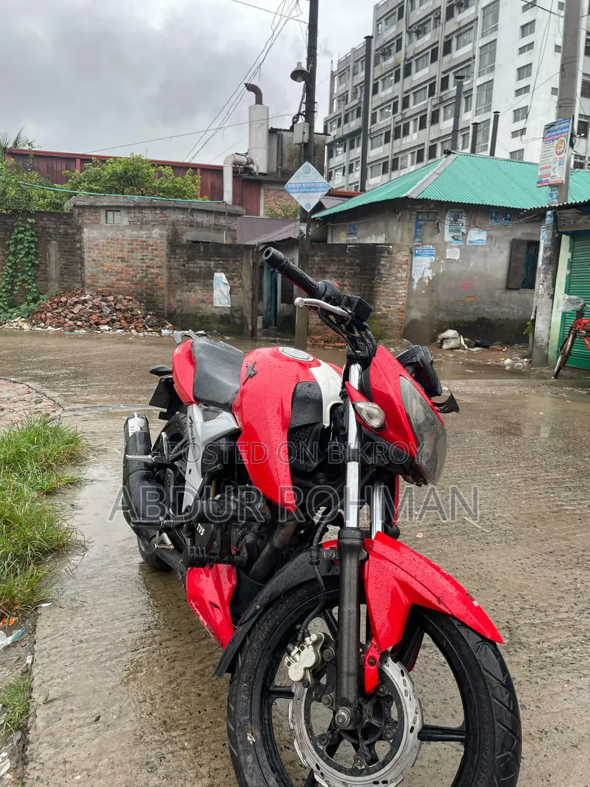 নিউ টিভিএস অ্যাপাচি আরটিআর ১৬০ ৪ভি ২০২১ রেড