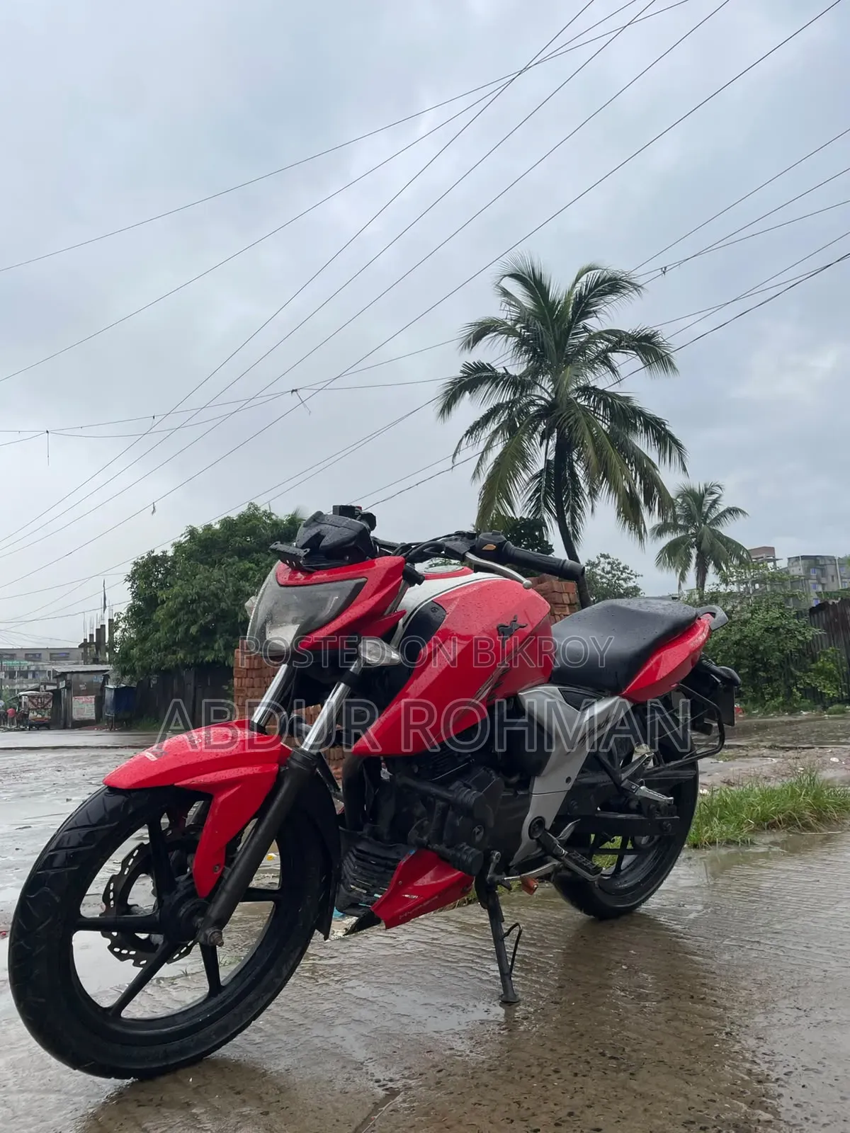 নিউ টিভিএস অ্যাপাচি আরটিআর ১৬০ ৪ভি ২০২১ রেড