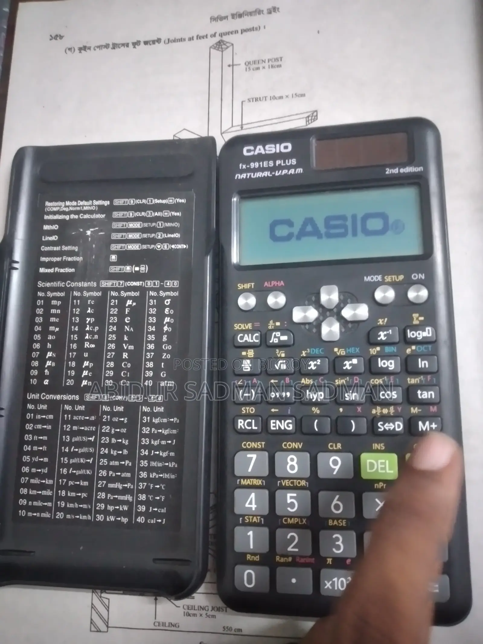 Casio 991 Es Plus Original Calculator