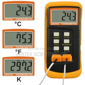 Digital K-Type Dual-CH Thermocouple Thermometer