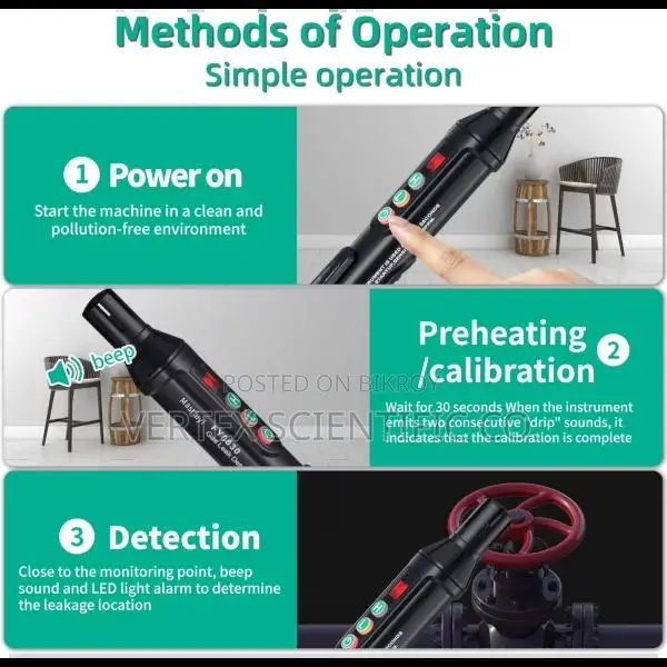Mastfuyi FY8830 Professional Gas Leak Detector