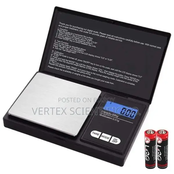 Professional Digital Pocket Scale 0.01 gm to 500 gm