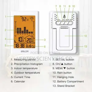 Baldr B0341WST2 Wireless Rain Gauge