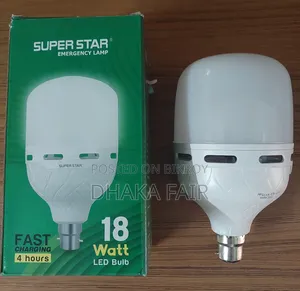 18 Watt Super Star Emergency Lamp 2.5 Hours Backup, Pin Holder