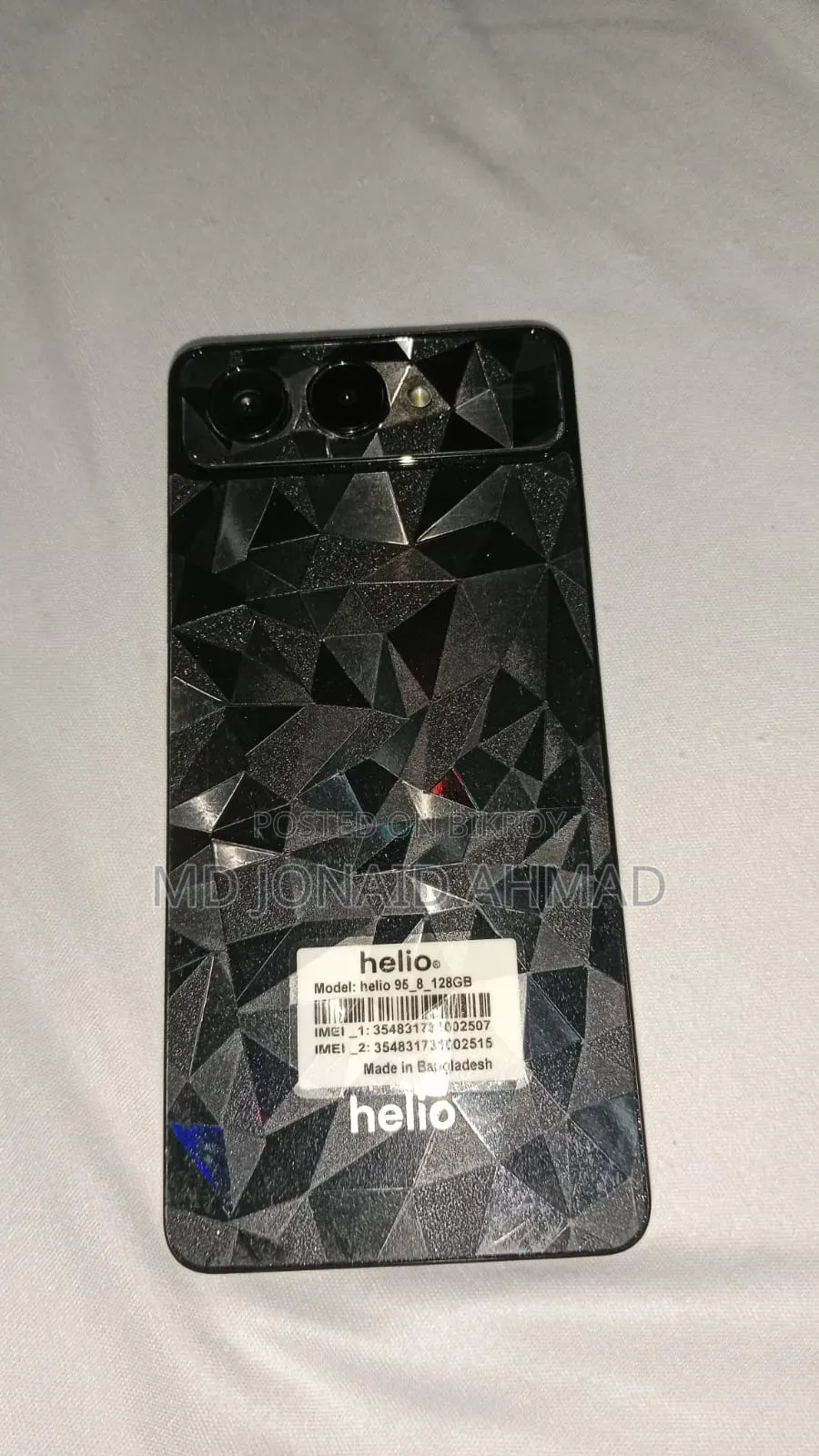 Symphony Helio 80 128 GB Black