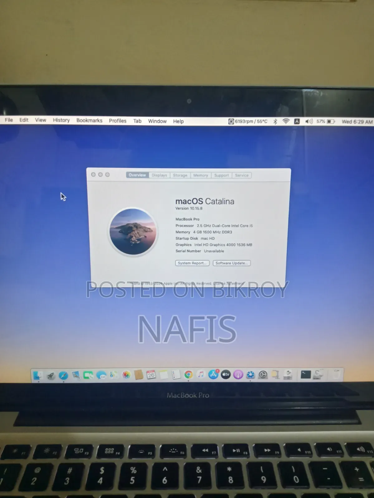 Desktop Computer Apple Mac Pro 4GB Intel Core i5 HDD+SSD 512GB