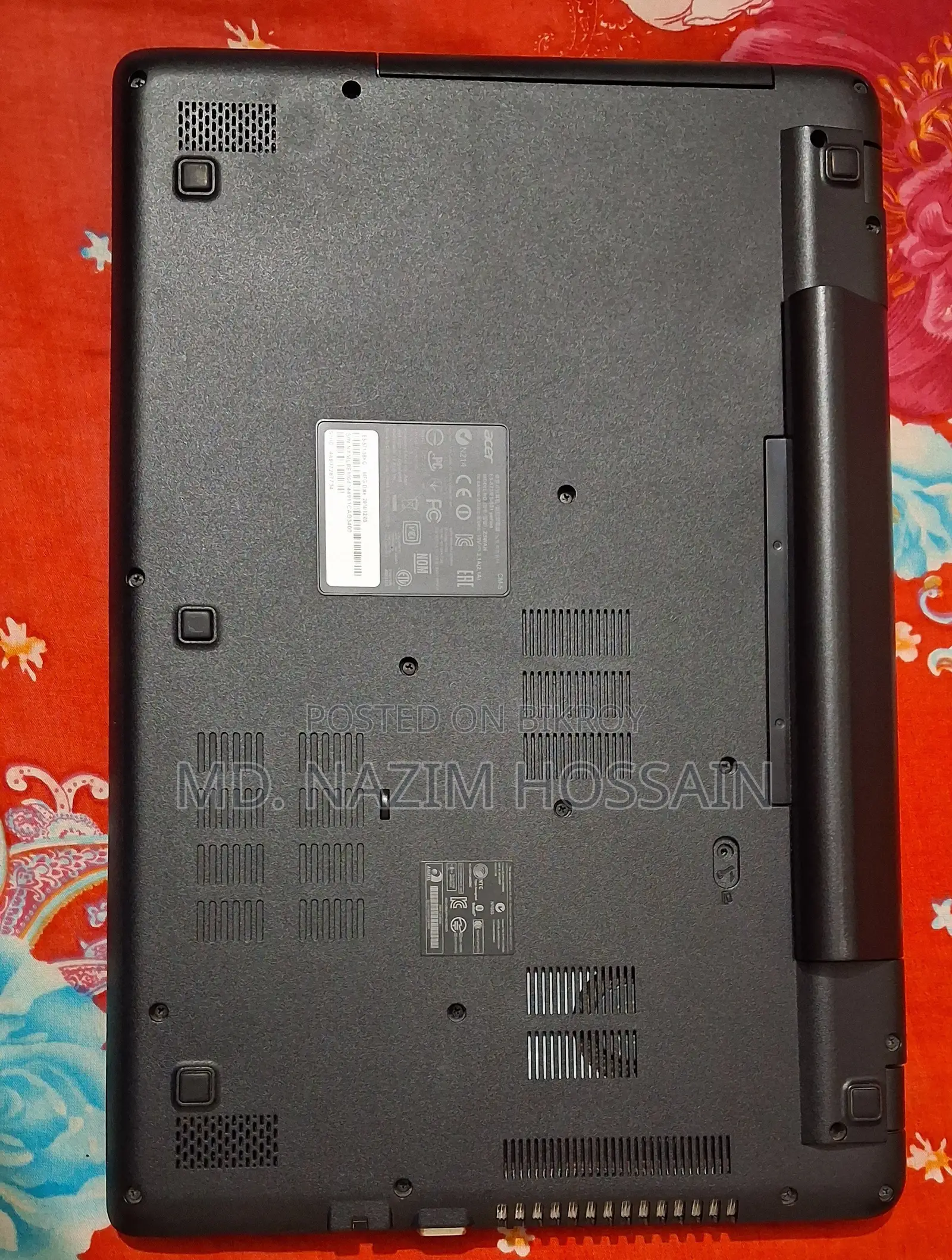 Laptop Acer Aspire 5 4GB Intel Core i5 HDD 500GB