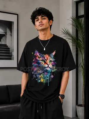 T-Shirt Premium Cotton Drop Shoulder T-Shirt Style + Comfort - Both
