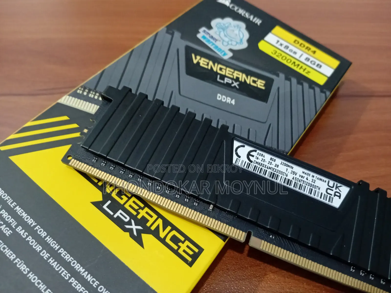 Corsair 8gb Ddr4 Ram (3200 Mhz)