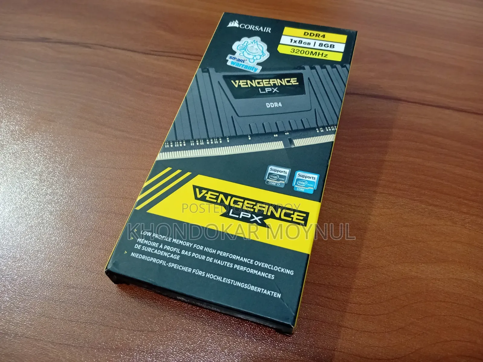 Corsair 8gb Ddr4 Ram (3200 Mhz)