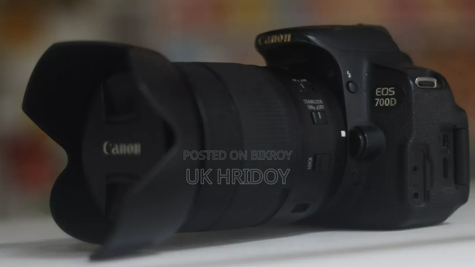 Canon Eos Camera 700D With Lens