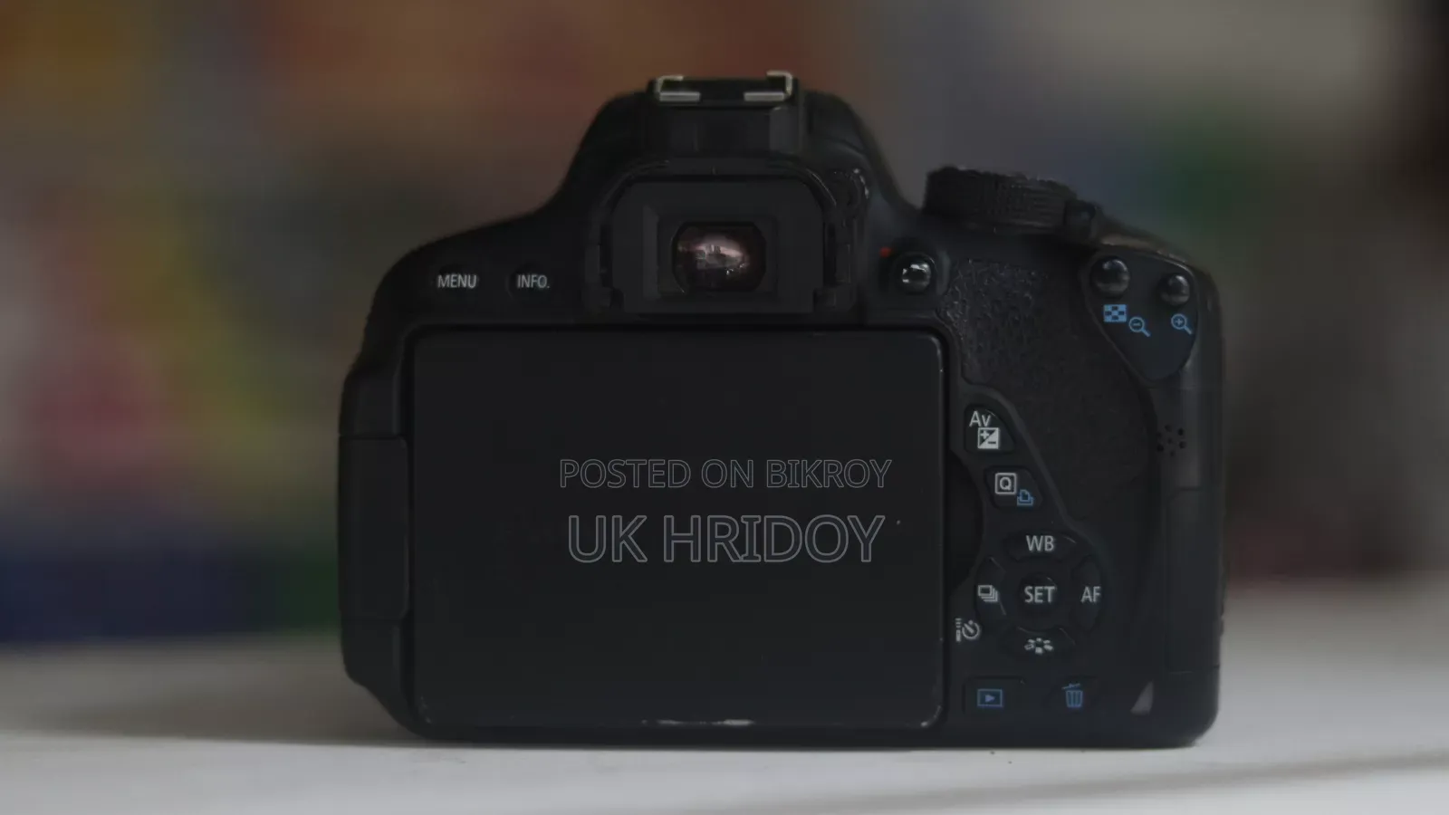 Canon Eos Camera 700D With Lens