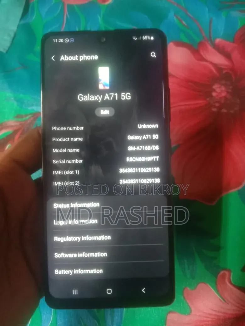 Samsung Galaxy A71 5G 128 GB Black