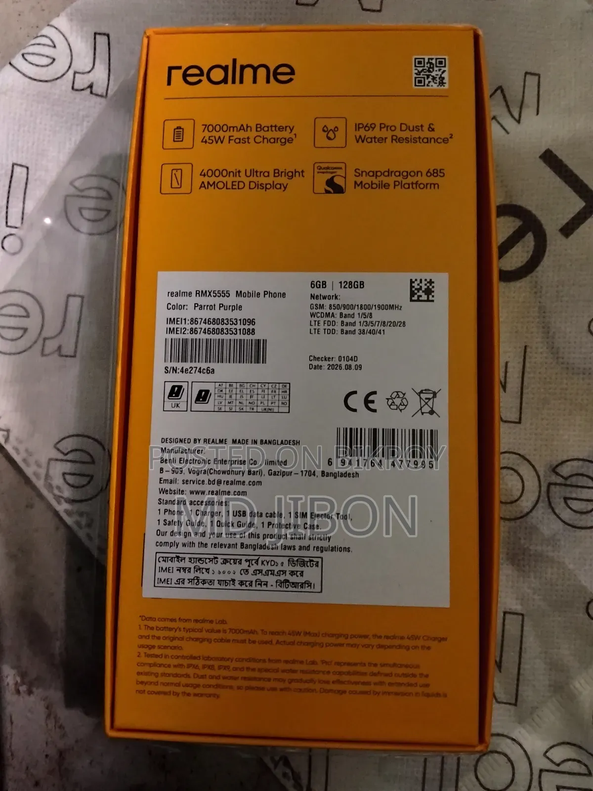 New Realme C85 Pro 128 GB Purple