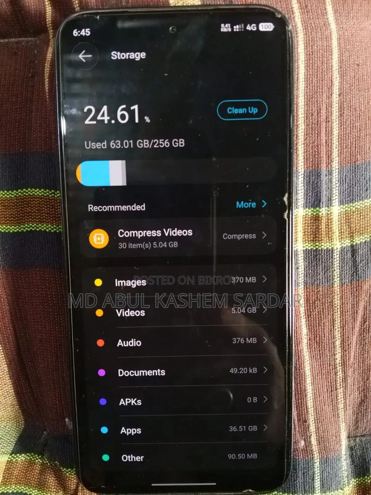 Infinix GT 30 5G 256 GB Blue
