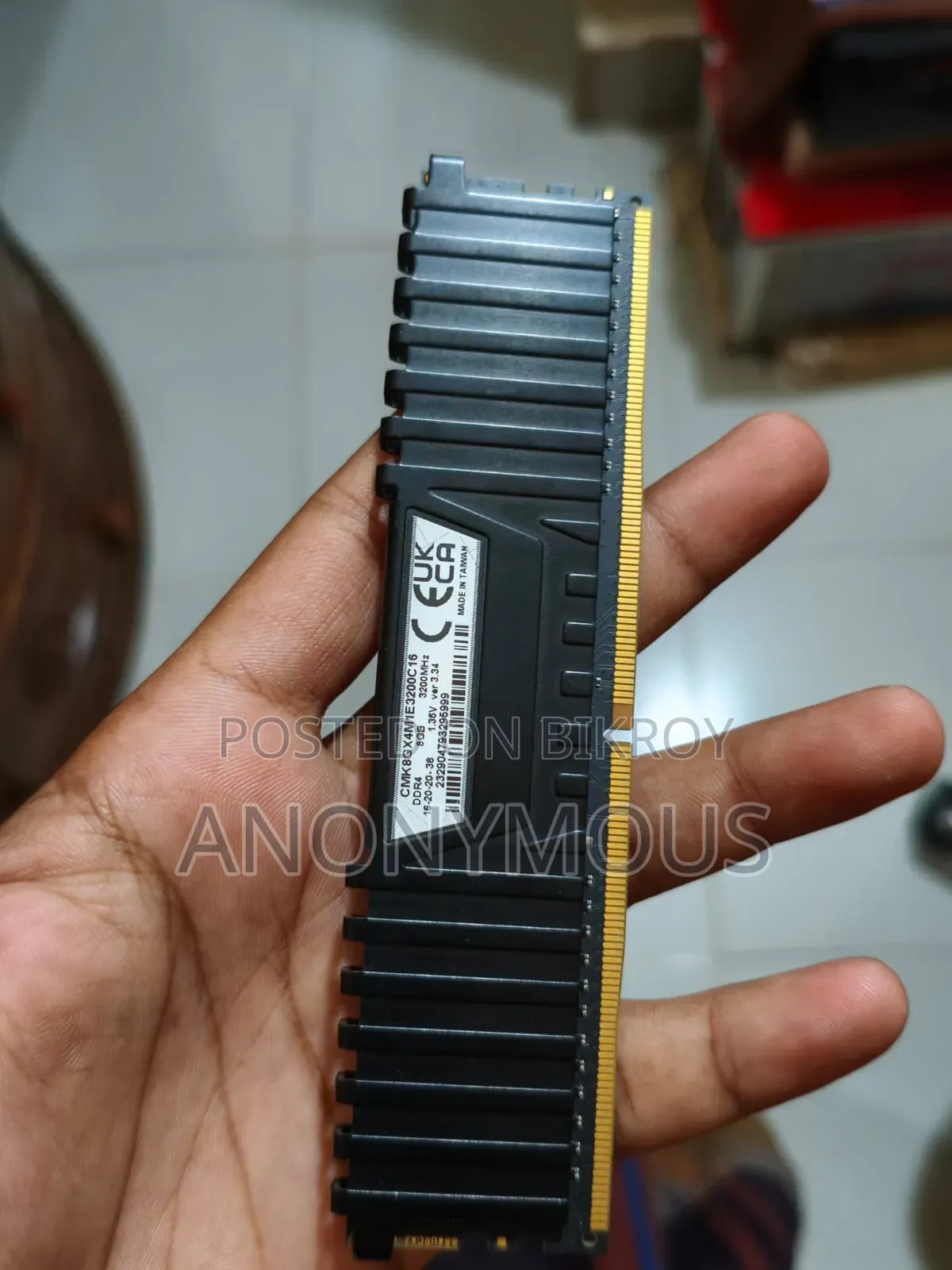 Corsair Vengeance LPX 8GB 3200MHz DDR4 Desktop RAM