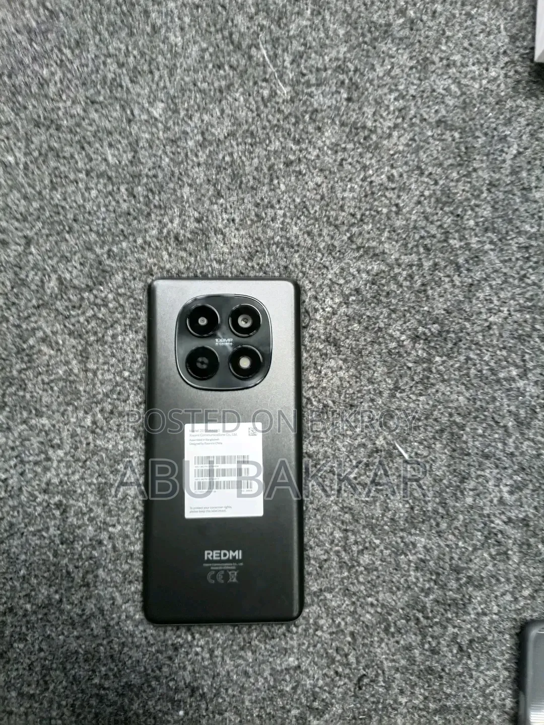 Xiaomi Redmi Note 15 256 GB Black
