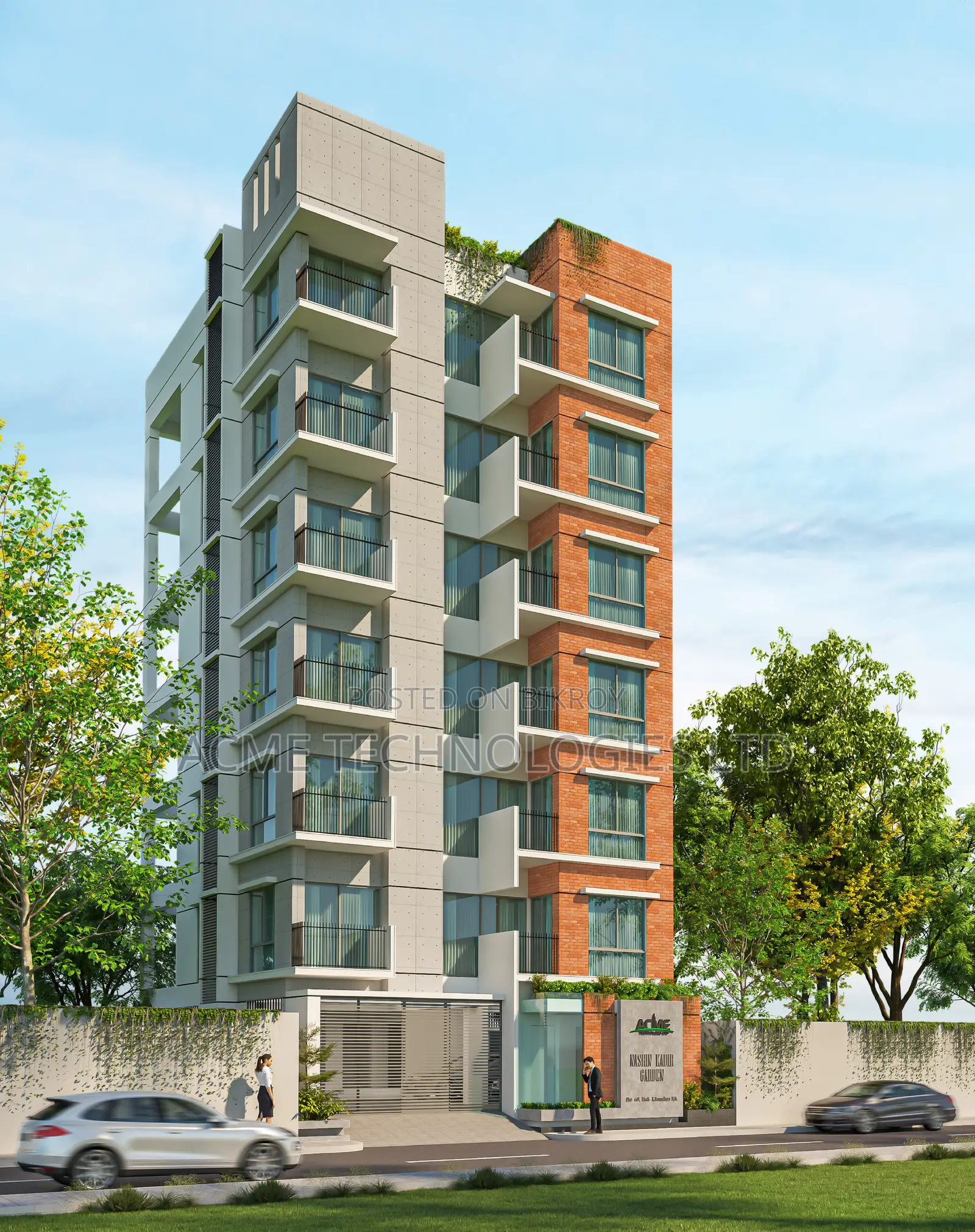 3bdrm Apartment in Nasrin Kabir Garden, Basundhara for sale