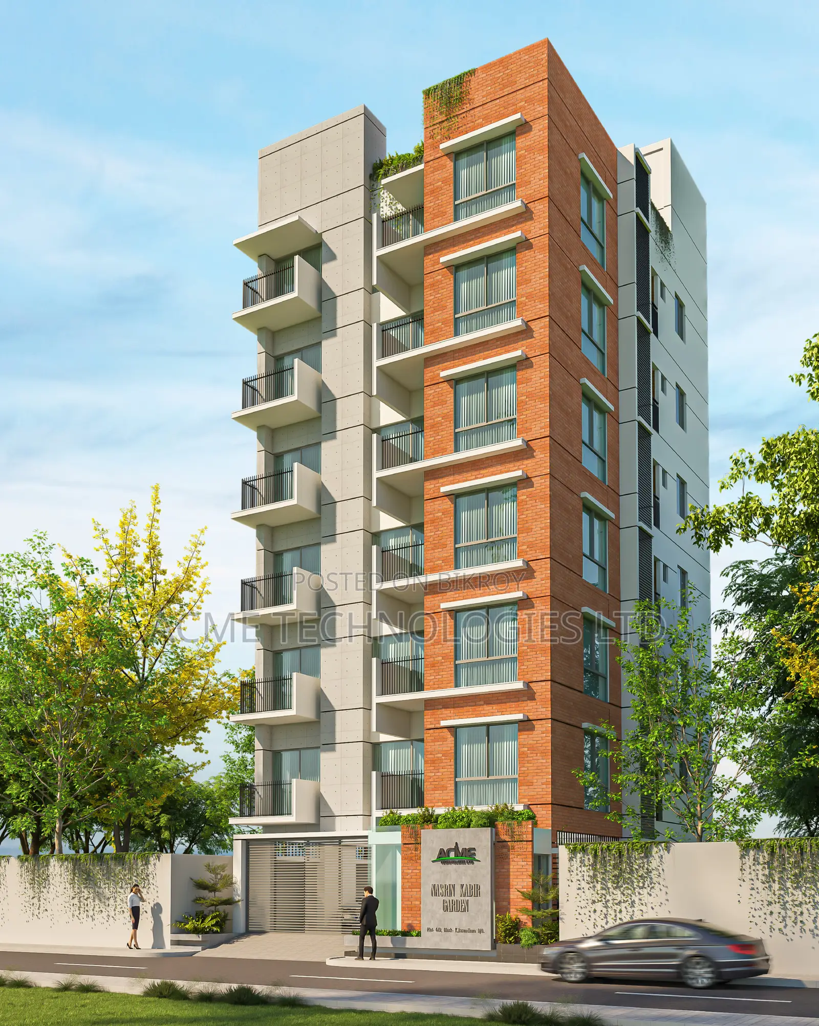 3bdrm Apartment in Nasrin Kabir Garden, Basundhara for sale