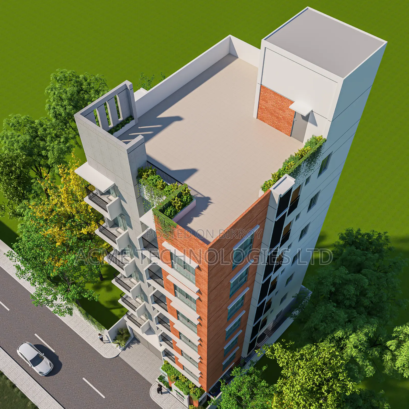 3bdrm Apartment in Nasrin Kabir Garden, Basundhara for sale