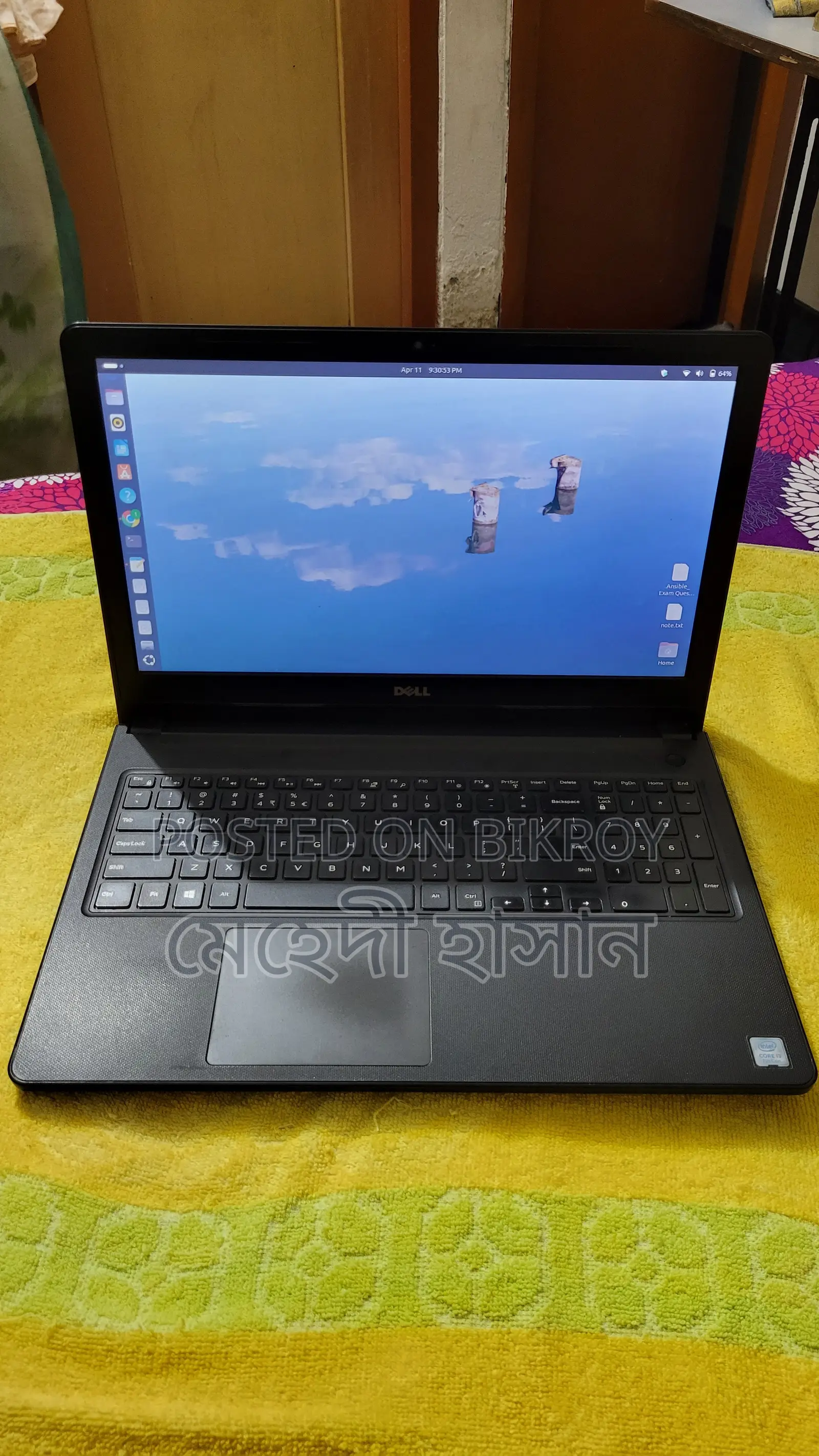 Laptop Dell Vostro 15 3568 8GB Intel Core i3 HDD+SSD 1.5T