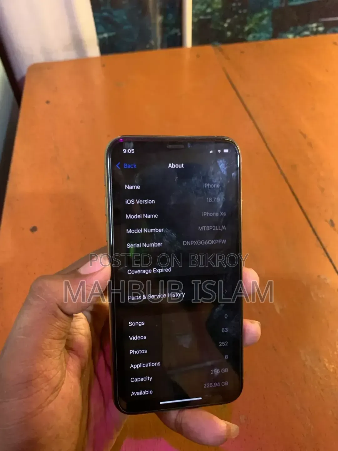 Apple iPhone XS 256 GB Gold