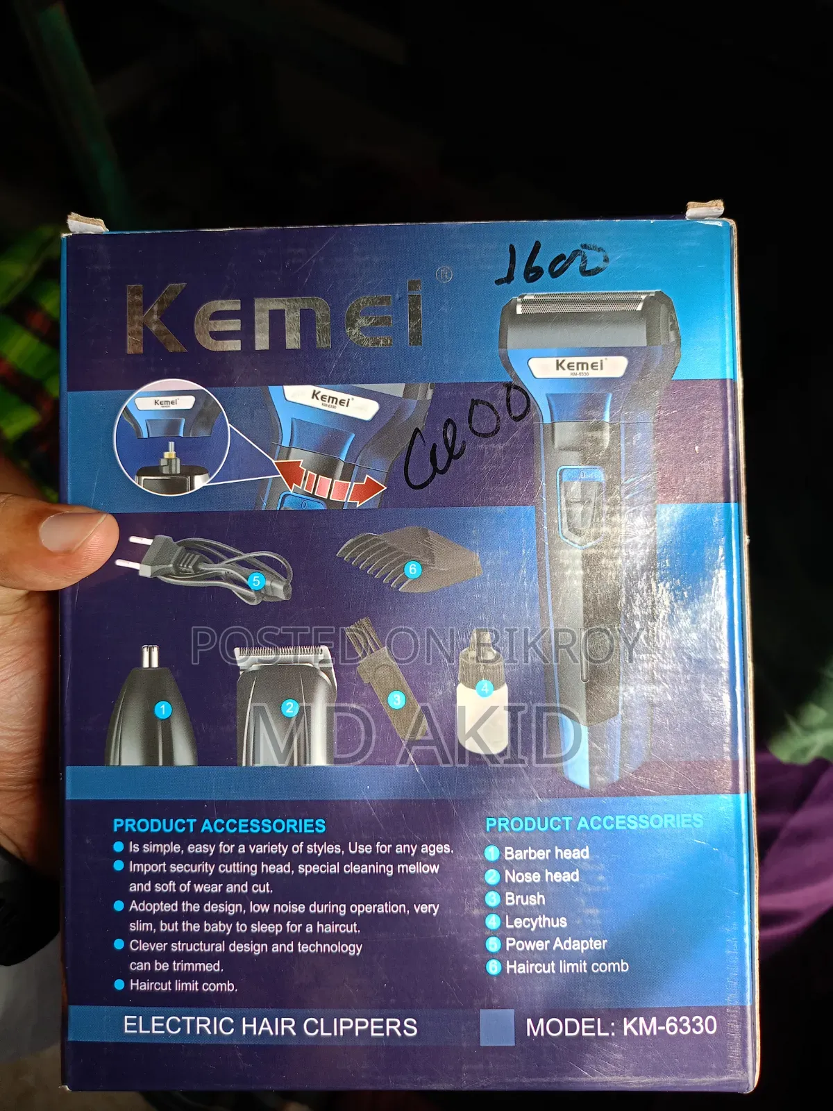 Trimmer Kemei