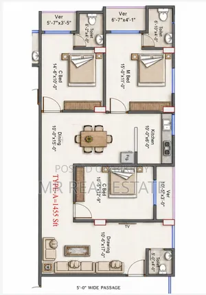 3 Bedroom Apartment in Notunbazar, Badda for Sale