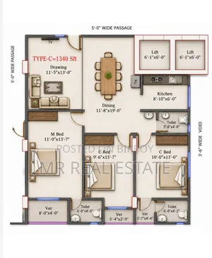 3 Bedroom Apartment in Notunbazar, Badda for Sale