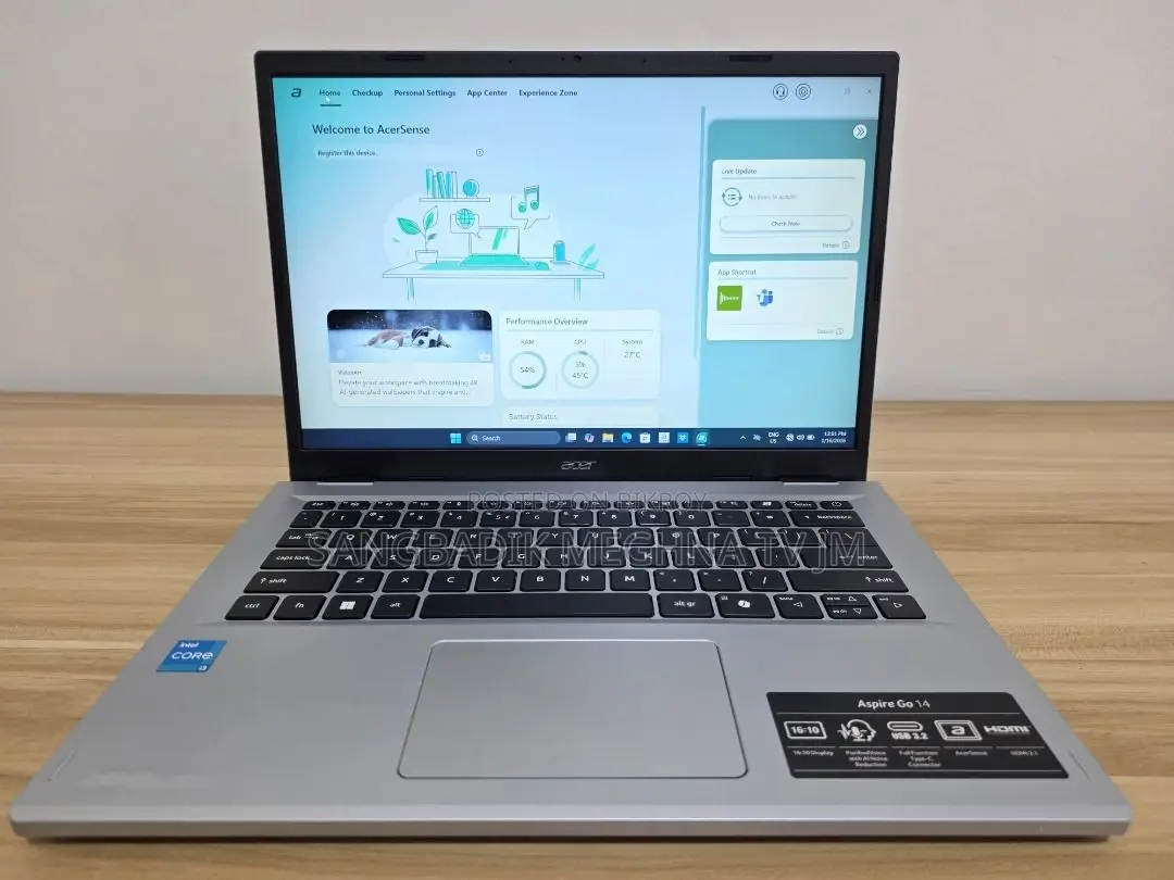 Laptop Acer 3GB Intel SSD 256GB