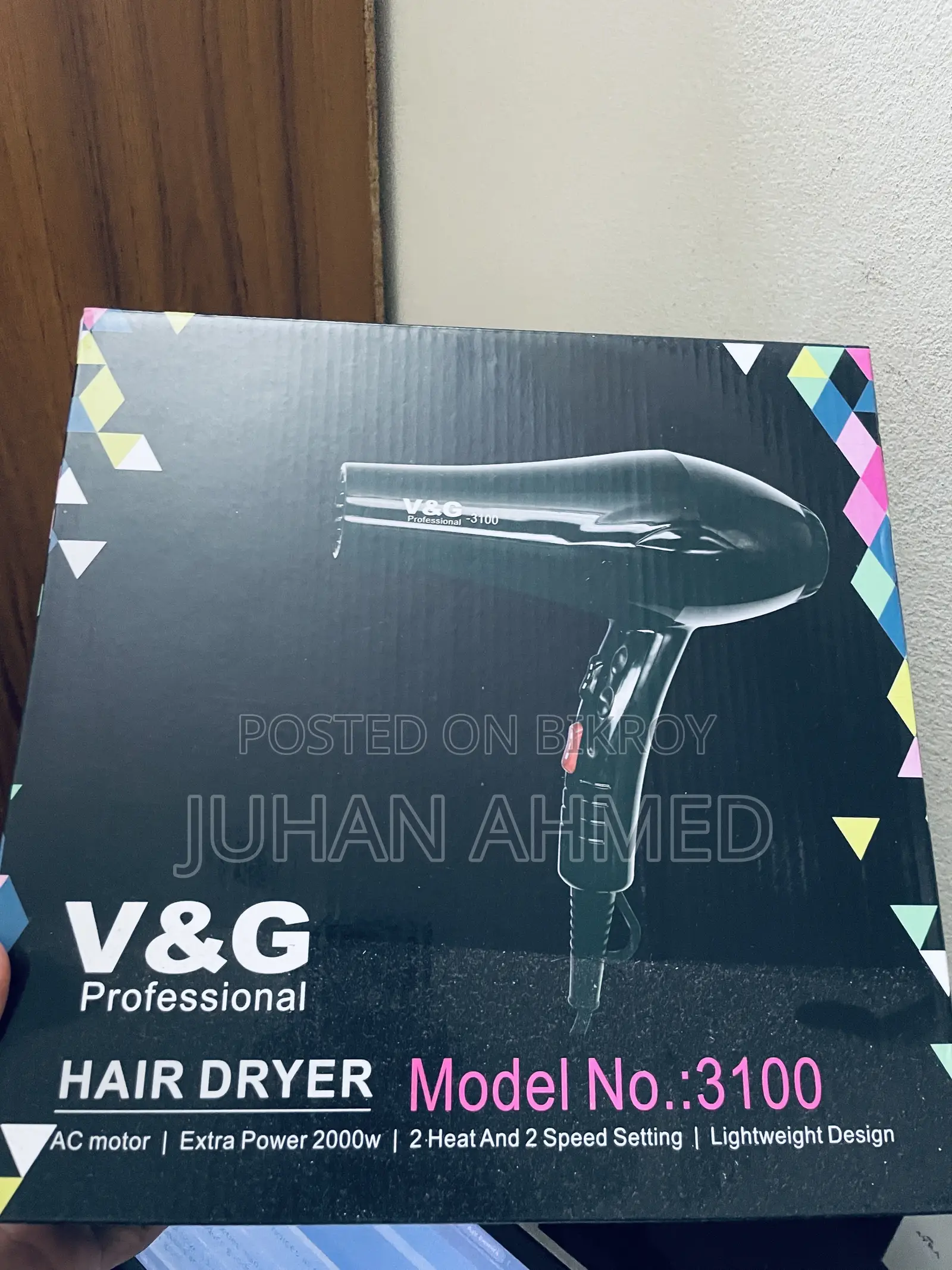 V&G Professional Hair Dryer