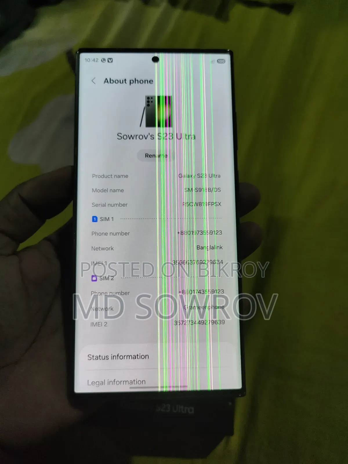 Samsung Galaxy S23 Ultra 256 GB Green