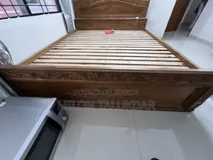Chittagong Teak Wood King Size Bed (CTG Segun King Size Bed)